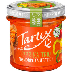 Bio Tartex Markt-Gemüse Paprika Trio 135g