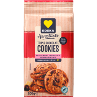 EDEKA Cookies Triple Chocolate 200g