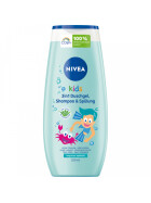 Nivea Kids 3in1 Duschgel, Shampoo & Spülung Magischer Apfelduft 250ml