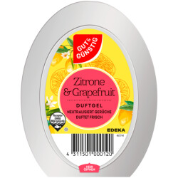 GUT&GÜNSTIG Duftgel Zitrone & Grapefruit 150g