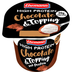 Ehrmann High Protein Pudding Schoko mit Protein Topping 200g