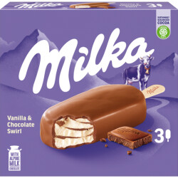Milka Vanilla&amp;Chocolate Swirl 3x90ml