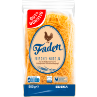 GUT&GÜNSTIG Frischei-Nudeln Faden 500g