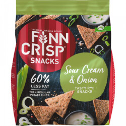 Finn Crisp Snacks Sour Cream&amp;Onion 150g