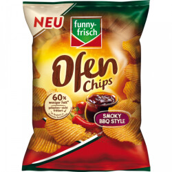 Funny-frisch Ofen Chips Smoky BBQ Style 125g
