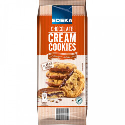 EDEKA Cookies Chocolate Cream mit fl&uuml;ssigem...