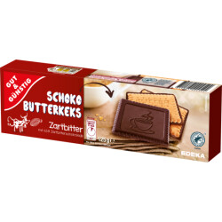 GUT&GÜNSTIG Schoko Butterkeks Zartbitter 125g