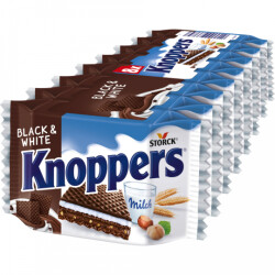 Knoppers Black &amp; White 8ST 200g