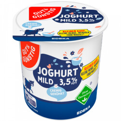 GUT&amp;G&Uuml;NSTIG Joghurt mild 3,5% Kleiner Kauf 150g