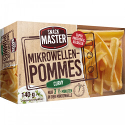 Snackmaster Mikrowellen Pommes Curvy 140g