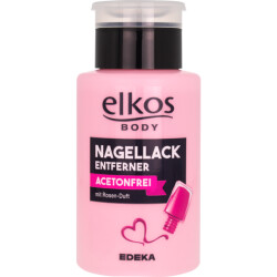 EDEKA elkos Nagellackentferner acetonfrei mit Tellerpumpe...