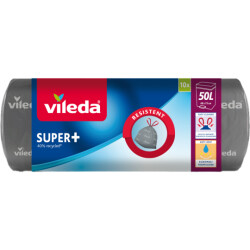 Vileda Müllbeutel Super+Zugband 50l 10ST