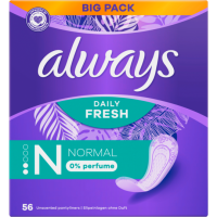 Always Daily Fresh Normal Slipeinlagen ohne Duft Big Pack...