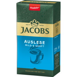 Jacobs Auslese Kaffee gemahlen mild&sanft 500g
