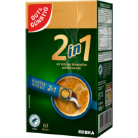 GUT&amp;G&Uuml;NSTIG Kaffeesticks 2in1 140g