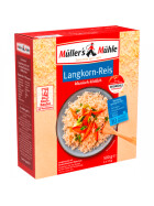Müllers Mühle Langkorn Parboiled 10 Minuten Kochbeutel Reis 4x125g
