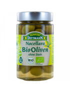 Bio Feinkost Dittmann Oliven Nocellara grün ohne Stein 225g