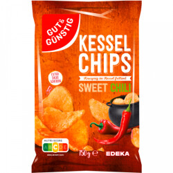 GUT&GÜNSTIG Kesselchips Sweet Chilli 150g