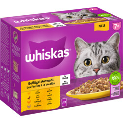 Whiskas Geflügel Auswahl in Gelee 12x85g