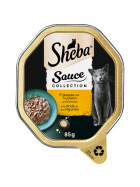 Sheba Sauce Collection Frikassee mit Truthahn und Gemüse 85g