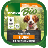 Bio EDEKA Hund Huhn mit Karotten&Rapsöl 150g