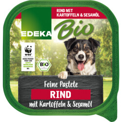 Bio EDEKA Hund Rind mit Kartoffeln&Sesamöl 300g