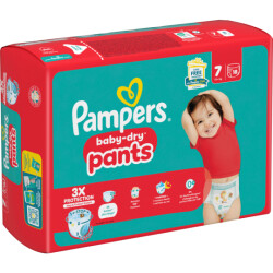 Pampers Baby Dry Pants Windeln Gr.7 Extra Large +15kg...