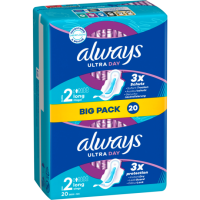 Always Ultra Damenbinden Long mit Flügeln Big Pack 20ST