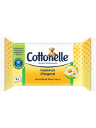 Cottonelle Feuchtes Toilettenpapier Natürlich Pflegend Kamille&Aloe Vera 42ST