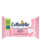 Cottonelle Feuchtes Toilettenpapier Sensitiv Pflegend Extra sanft&parfümfrei 42ST