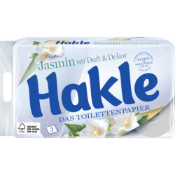 Hakle Toilettenpapier Jasmin 3-lagig 8x150BL