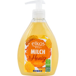 EDEKA elkos Cremeseife Milch & Honig 500ml