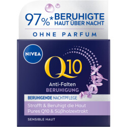 Nieva Q10 Anti-Falten Beruhigende Nachtpflege Sensible...