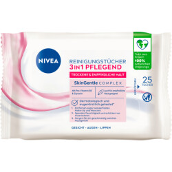 Nivea 3in1 Pflegende Reinigungstücher Trockene Haut...