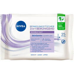 Nivea 3in1 Sensitive Reinigungstücher Sensible Haut...