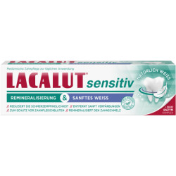 Lacalut Sensitiv Zahncreme Reminalisierung & Sanftes...