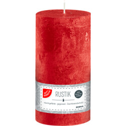 GUT&GÜNSTIG Rustikstumpe rot 16x7cm