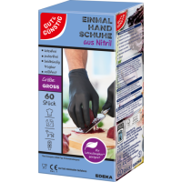 GUT&GÜNSTIG Einmalhandschuhe Nitril schwarz Gr.L...