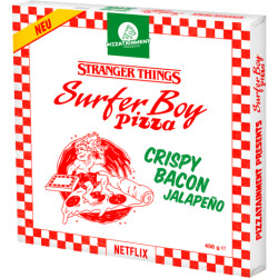 Pizzatainment Surfer Boy Crispy Bacon Jalapeno Pizza 456g