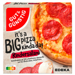 GUT&GÜNSTIG Big Pizza Rindersalami 460g