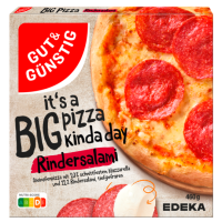 GUT&GÜNSTIG Big Pizza Rindersalami 460g