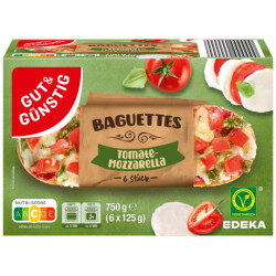 GUT&GÜNSTIG Baguette Tomate-Mozzarella 750g