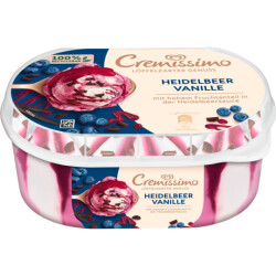 Langnese Cremissimo Heidelbeer Vanille Eis 825ml