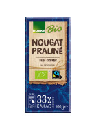 Bio EDEKA Vollmilch Tafelschokolade mit Praline Füllung 100g