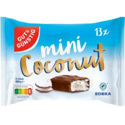GUT&GÜNSTIG Schokoriegel Kokosnuss 400g