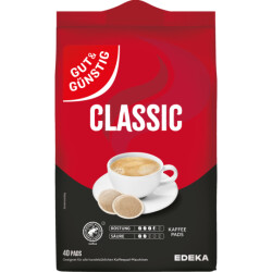 GUT&GÜNSTIG Kaffeepads Klassik 40ST 280g