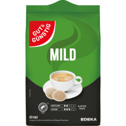 GUT&GÜNSTIG Kaffeepads Mild 40ST 280g