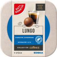 GUT&GÜNSTIG CoffeeB Kaffeebälle Lungo 51g