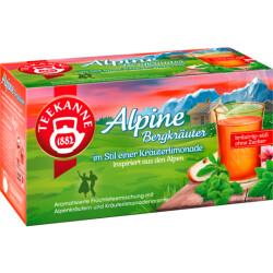 Teekanne Alpine Bergkräuter 18ST 36g