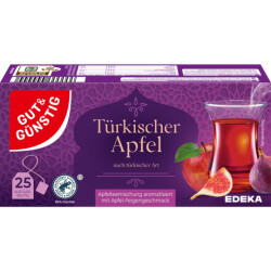 GUT&GÜNSTIG Türkischer Apfel Tee 25x2,75g